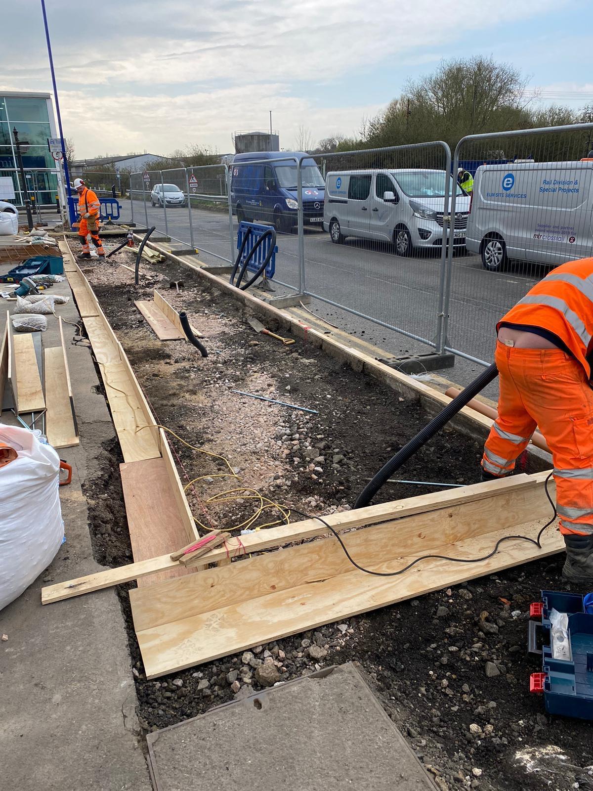 Civil engineering groundworks on a UK construction site — Elm Site Services