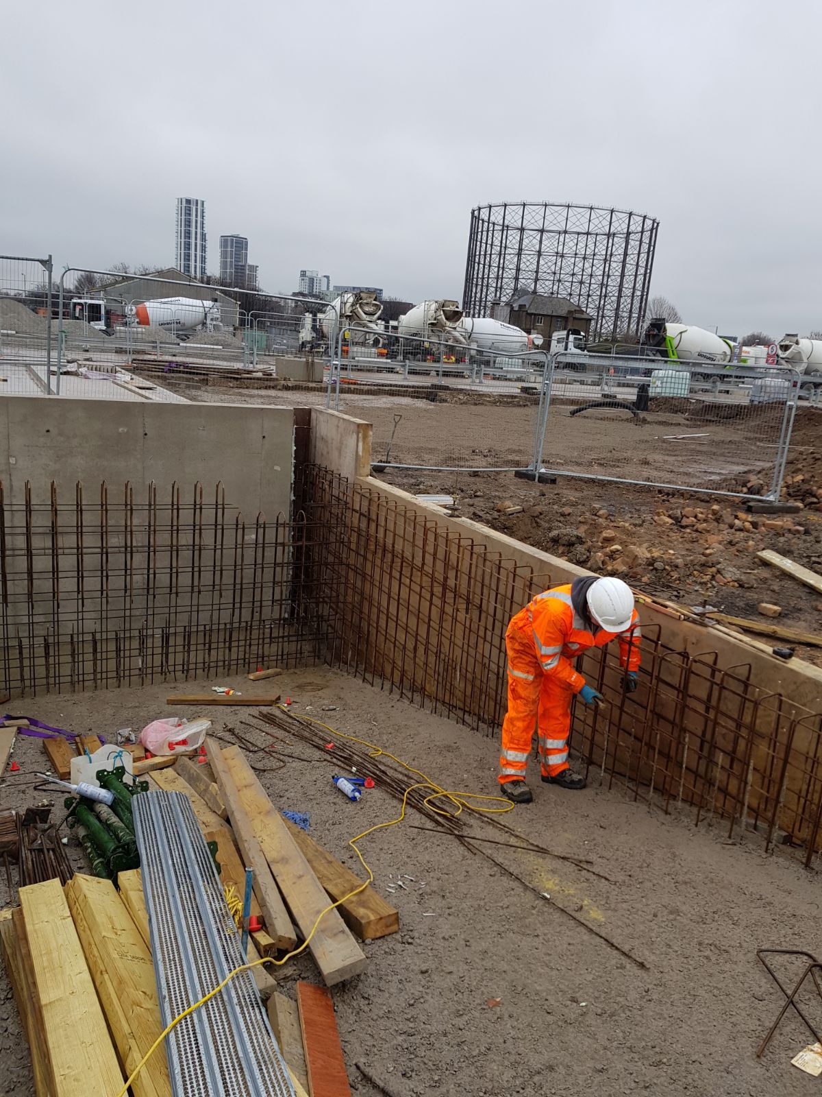 Civil engineering site works — Elm Site Services