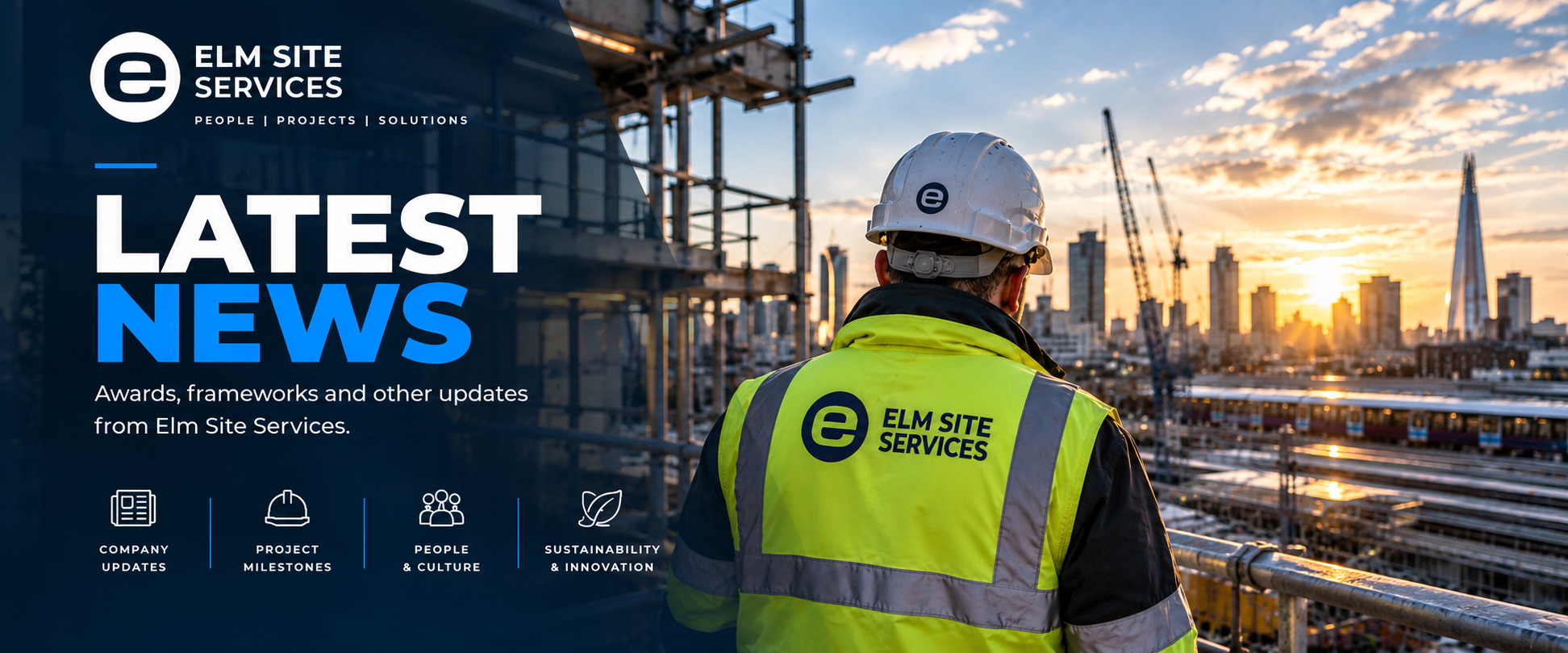 Latest news. Awards, frameworks and other updates from Elm Site Services.