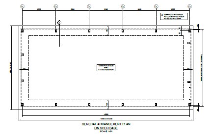 Tottenham Hale MDU stores building by Elm Site Services — ga plan drawing